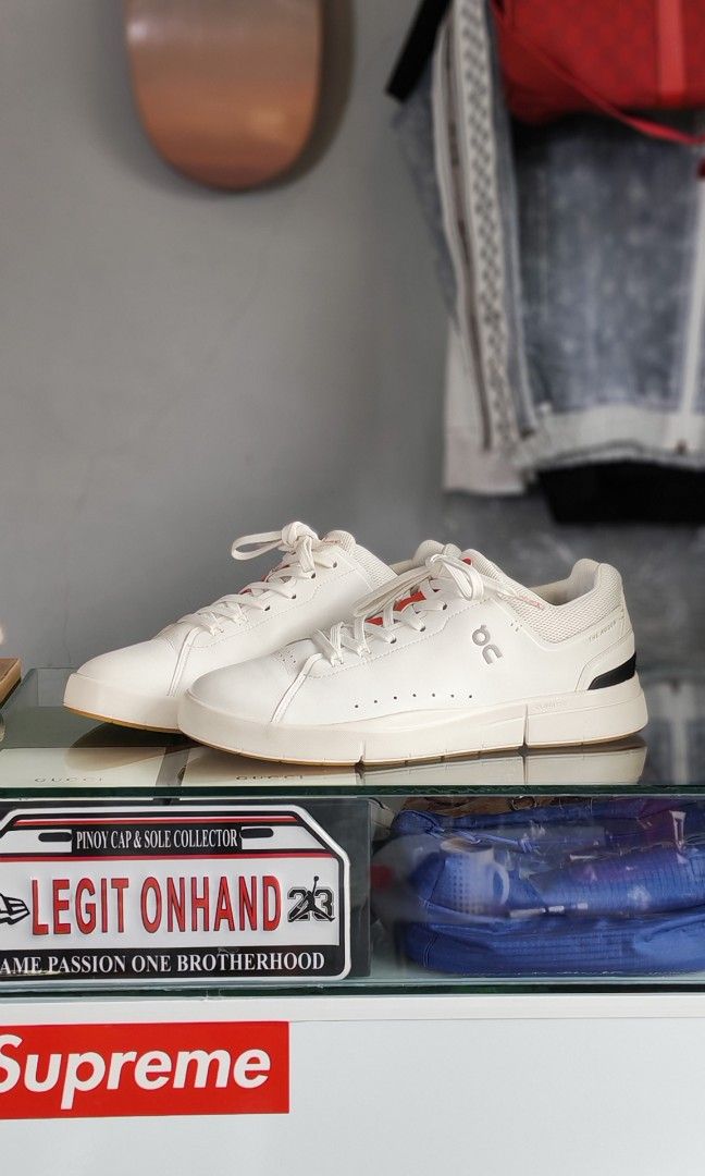 On The Roger Advantege "White Spice" sneakers (Category: Sneakers) located in General Mariano Alvarez. Submitted by legitonhand.ph35961 (Listing ID 1462832959, Image 1). Description: On The Roger Advantege "White Spice" sneakers Available size 10 100℅ Authentic / Original 💯 pre owned ☑️ no box☑️ Cod Available Thru Lbc🛵.