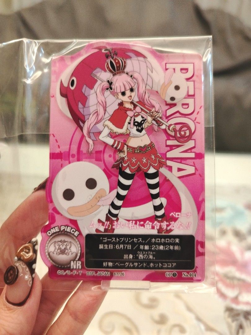 One Piece Perona Mini Acrylic Stand Display (Category: Designer & Blind Box Toys) located in San Fernando. Submitted by jpmarketplace2023 (Listing ID 1462812746, Image 2). Description: 💚 All items are authentic from Japan. 💛 MOP: GCash (❌️ GCash Protect) 🩵 MOD: LBC only (❌️ S. Checkout, COD, COP) 💙 Meet-up: Vista Mall, San Fernando, Pampanga 💜 All items are on-hand. 🧡 First to pay gets the item first. ❤️ Breakable items are packed with care