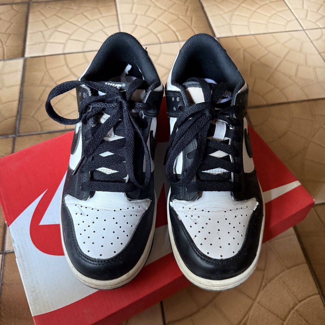 Original Nike Dunk Low Panda (GS) (Category: Sneakers) located in Antipolo. Submitted by bern.clo (Listing ID 1462762069, Image 3). Description: • size 6Y (24cm) fits US 7 womens • youth size (can fit older kids / women) • 8/10 condition • classic and nice.