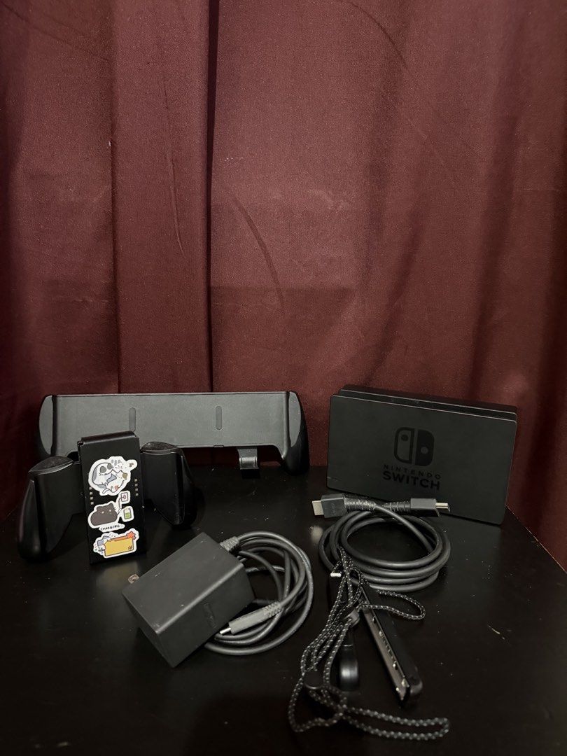 Original Nintendo Switch Accessories (Category: Controllers) located in Caloocan City. Submitted by rohllee (Listing ID 1462712275, Image 1). Description: Nintendo Switch Accessories Original Charger - SOLD Original Dock - SOLD Original HDMI - SOLD Original Controller Grip - 400 Nintendo Switch OLED Grip - 400 Original Wrist Straps - 149 Take all for 800 Location: Guadalupe, Makati.