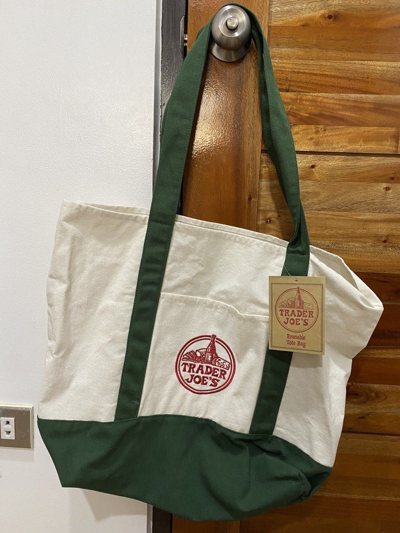 Original Trader Joe’s Bag Green (Category: Tote Bags) located in Quezon City. Submitted by pbonlinestore (Listing ID 1462732652, Image 1). Description: Rfs: Decluttering .