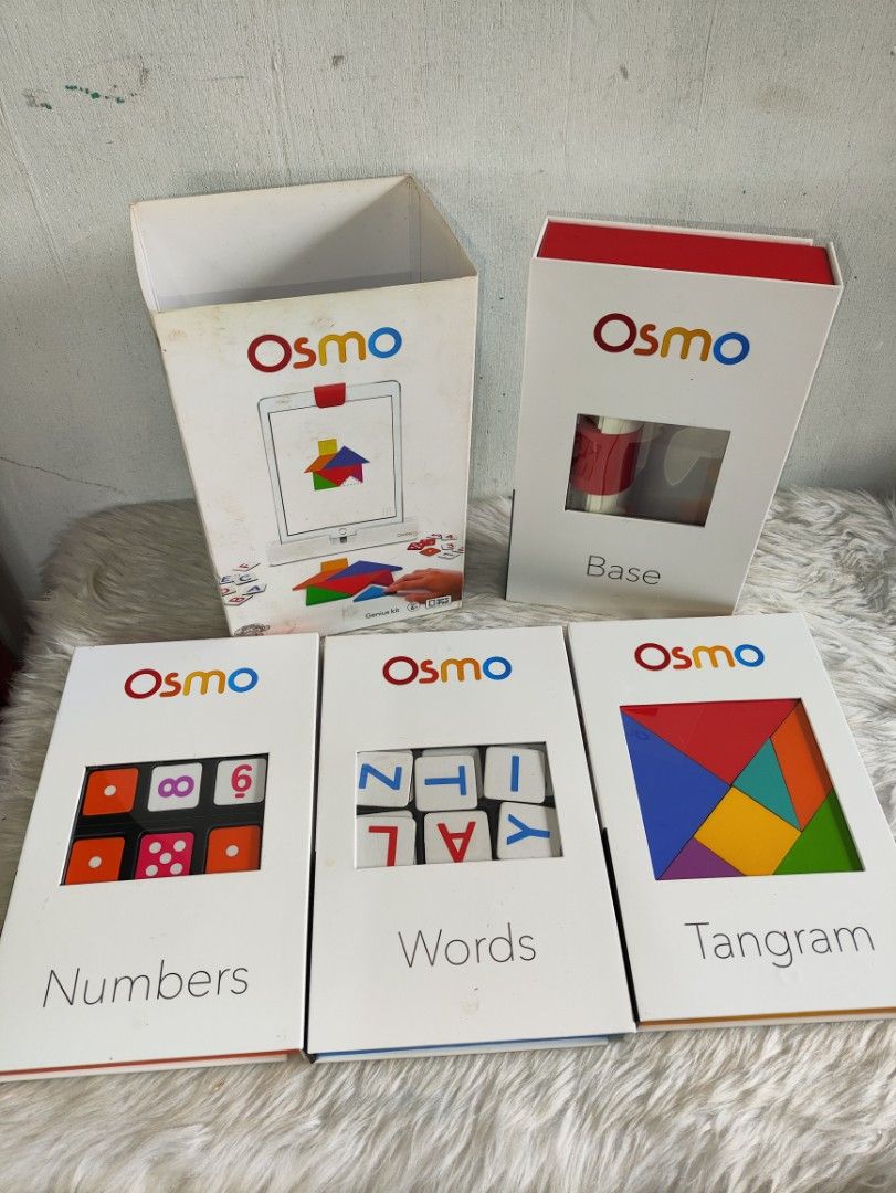 Osmo Genius Kit (Category: Educational & Learning Toys) located in Cavite. Submitted by tinetaclesss (Listing ID 1462781347, Image 1). Description: complete .