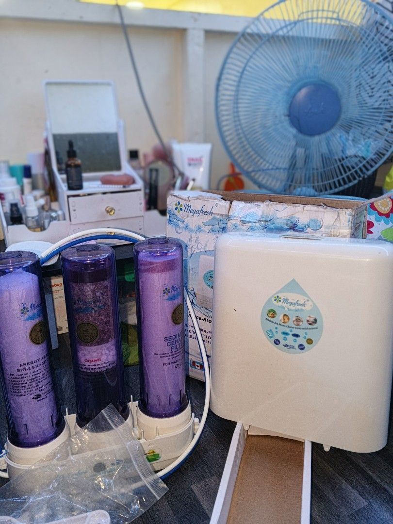 Pauline Camantigue (Category: Water Purifiers & Dispensers) located in Manila. Submitted by pauwiecams_23 (Listing ID 1461870396, Image 2). Description: MEGAFRESH WATER PURIFIER HEALTHYPH +3 – BRAND NEW / UNUSED 💜 ✨ 100% UNUSED – STOCK LANG 📌 Nadoble lang kaya binebenta 📌 Complete set 📌 Authentic Megafresh 📌 Never been used / installed 📌 Good condition, ready to use 💰 Original price: ₱19,999 🏷️ Selling price: ₱_____ — negotiable sa sure b