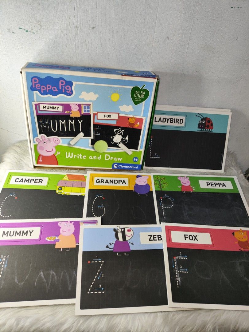 Peppa Pig write and draw by clementoni (Category: Children's Books) located in Cavite. Submitted by tinetaclesss (Listing ID 1462786232, Image 1). Description: .