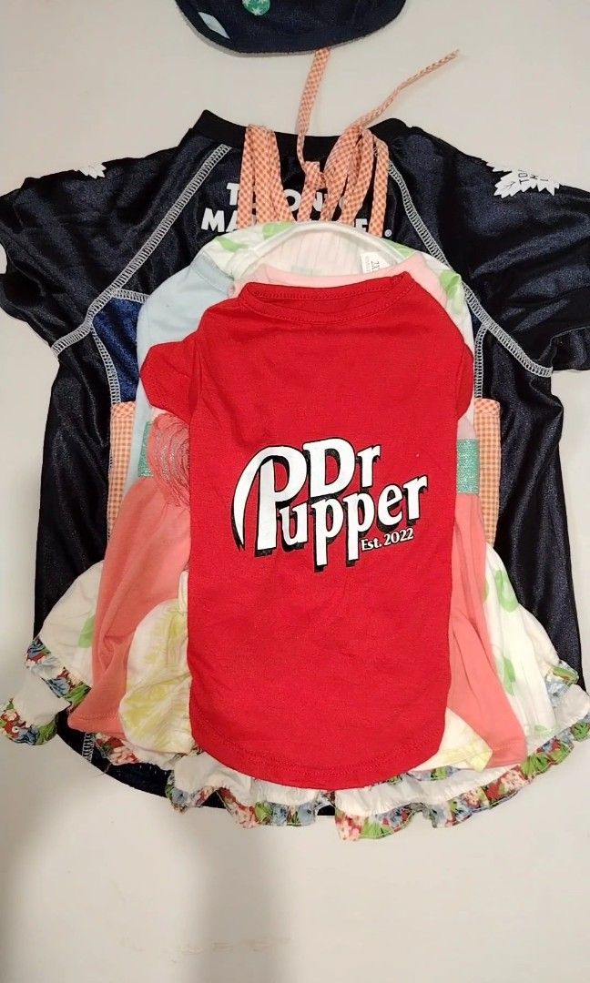 Pet Clothes 8pcs (Category: Homes & Other Pet Accessories) located in San Luis. Submitted by cknfaithtoysshop1831 (Listing ID 1462816191, Image 2). Description: Small to XL.