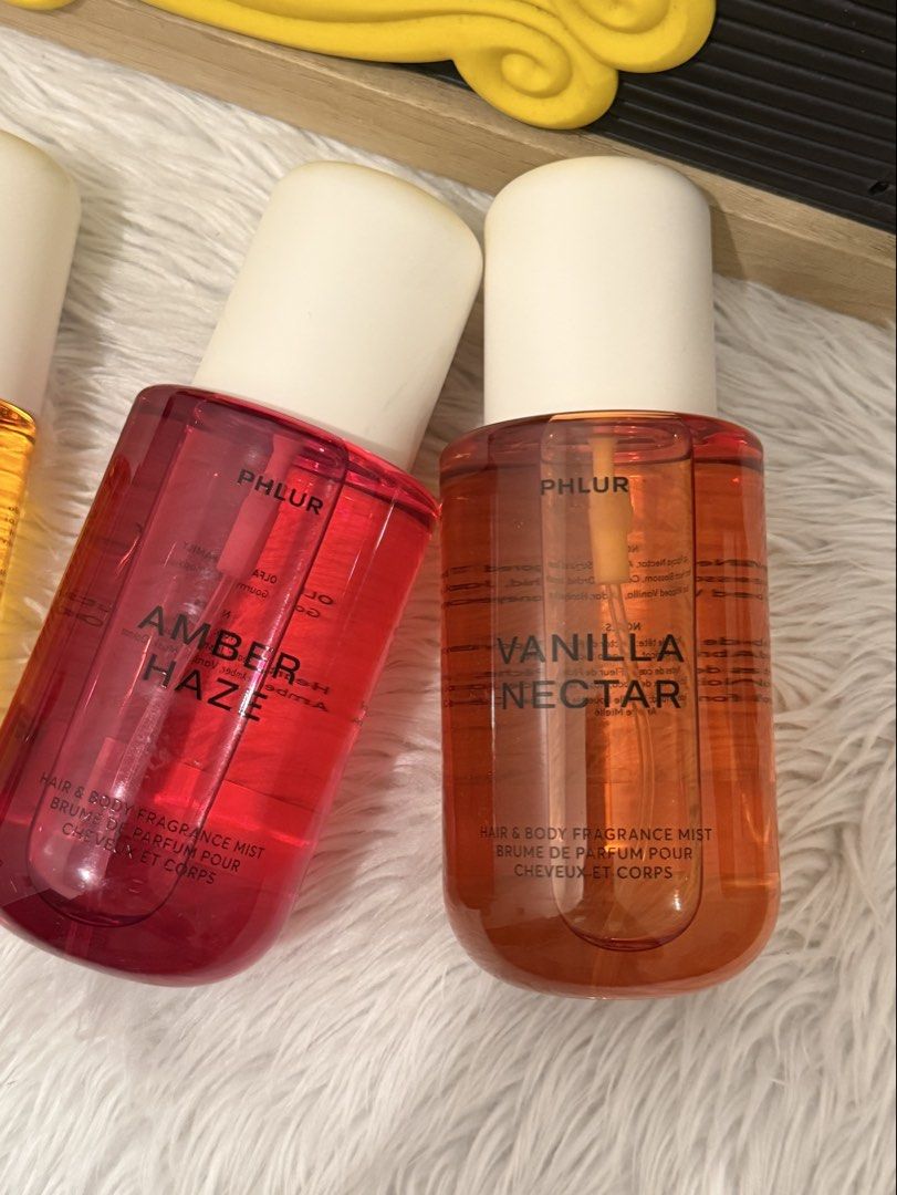 PHLUR Amber Haze 236ml (sold per piece) (Category: Fragrance & Deodorants) located in Quezon City. Submitted by quirksandcurls (Listing ID 1462848722, Image 1). Description: Phlur Fragrance mist.