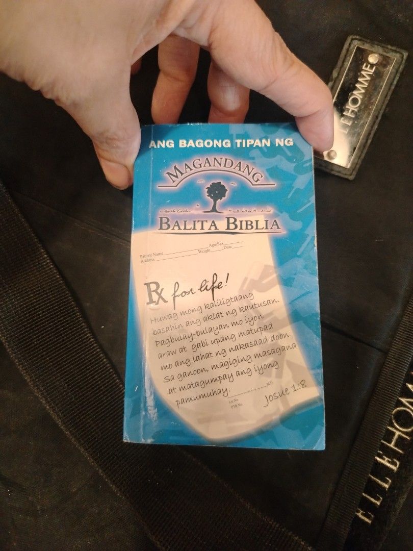 Pocket holy Bible Tagalog (Category: Religious Items) located in Manila. Submitted by billionare (Listing ID 1462696024, Image 1). Description: pocket Holy Bible Tagalog fresh and good condition easy to carry anytime and anywhere.