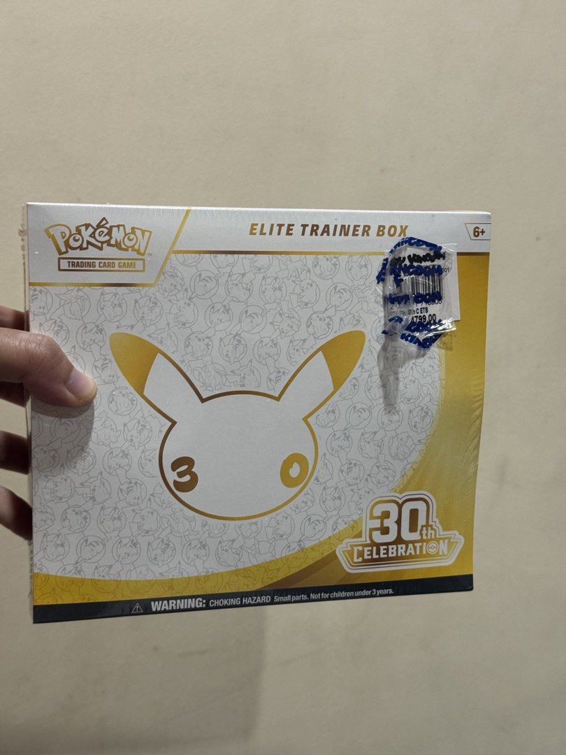 POKEMON ETB 30TH ANNIV (Category: Vintage Collectibles) located in Manila. Submitted by generous.penguin (Listing ID 1462770664, Image 1). Description: Bought in CDO.