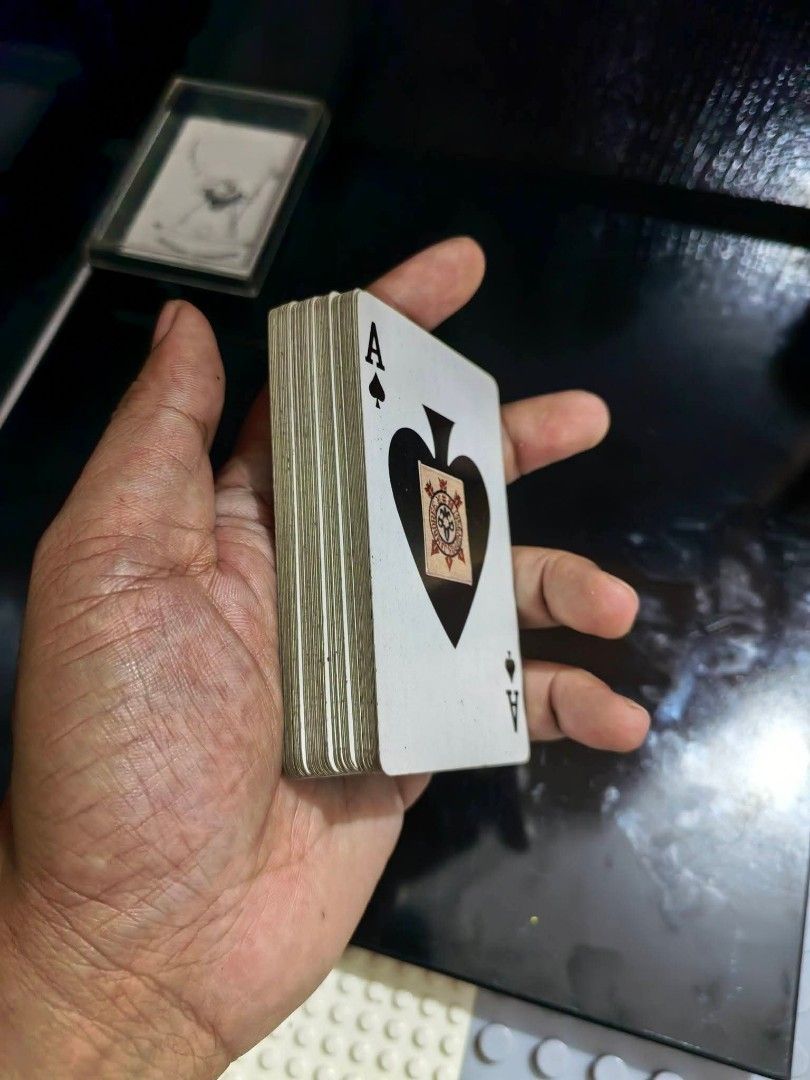 Poker Playing Cards (Category: Board Games & Puzzles) located in Cebu City. Submitted by dudes_villanueva (Listing ID 1462815853, Image 2). Description: Poker Playing Cards Preloved Nippon Cards 📌 In very good condition. 📌 Complete. 📌 With Acrylic Case may Hairline yung case. See all pics..