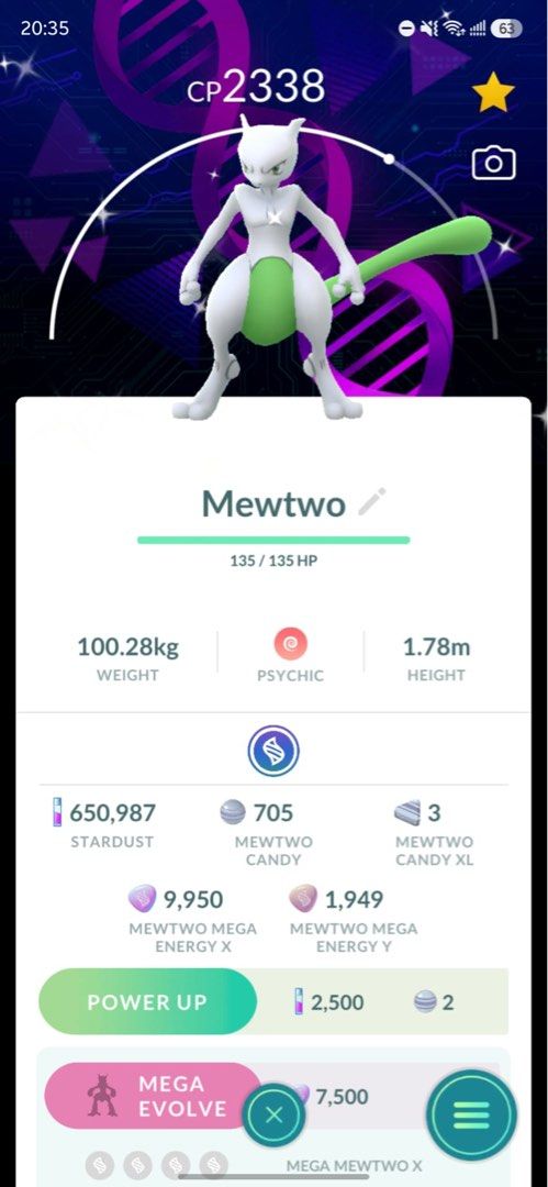 Pokémon go 色違DNA背卡超夢 （分類：遊戲禮物卡及帳戶）位於 Hong Kong。 由 cosmicfish.0d1f1f 提交（商品編號 1462826388，圖片 1）。簡介： 交換只需提供座標 未開圖+ $10，同時請自備星星沙子 只收Alipay 平過市價 。