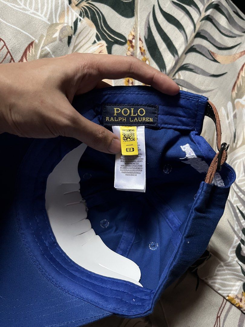Polo Ralph Lauren Bear Cap Blue (Category: Caps & Hats) located in Pasig City. Submitted by vanduhh (Listing ID 1462781937, Image 3). Description: Adjustable leather Excellent Condition Scannable QR No Any Flaw/issue Good For Personal Use All Detail Posted Dm for inquiries📩📩📩.