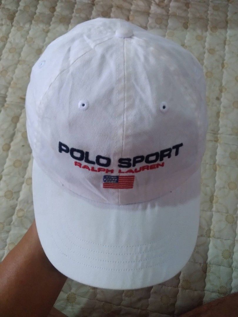 Polo Sport Ralph Lauren Cap (Category: Activewear) located in Zamboanga. Submitted by zealfire-noufha (Listing ID 1462844611, Image 1). Description: Excellent condition Color rate 9.8/10 White color way One size fits all Presentable,no flaws Check all photos for details 1250+shipping fee.