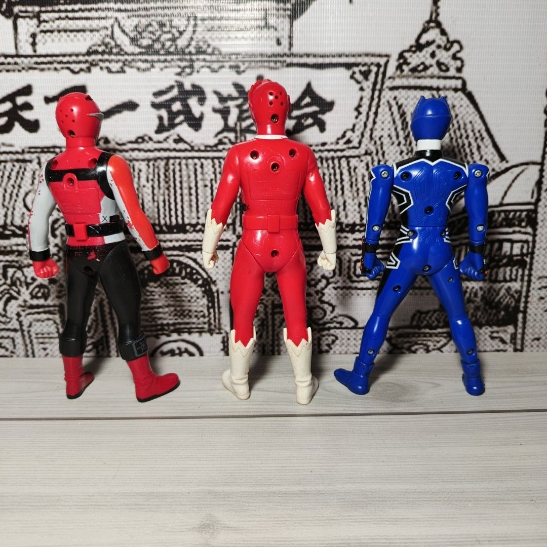 Power Rangers Action Figure (Category: Action & Battle Toys) located in Iloilo. Submitted by quistor (Listing ID 1462792920, Image 3). Description: Product Features: Power Rangers Action Figure Color: as the picture shows Size: 6.5 inches - see Ruler inches for size comparison Condition: Japan surplus toys, authentic, no box, minimal paint chips, Not Working Electronics, selling as is. Package Content: 1pc/150 Notes: Due to the light and screen s