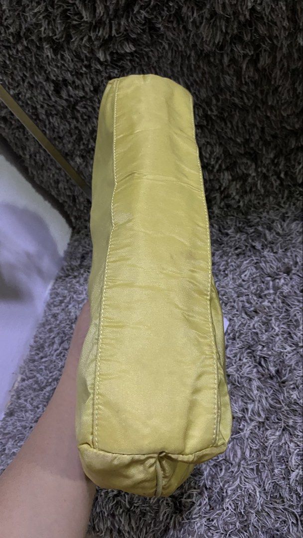 Orig vintage Prada shoulder bag (Category: Luxury Bags & Wallets) located in Tagum. Submitted by amarasluxbag (Listing ID 1462742765, Image 3). Description: With flaws dirt/stain di ko nalabahan Nylon material Good condition .