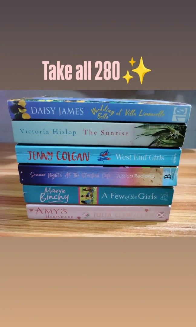 Pre-Loved book bundle for sale 📚 Cute Covers✨ (Category: Storybooks) located in Muntinlupa City. Submitted by maeyyy_ (Listing ID 1462841753, Image 3). Description: Selling Pre-Loved books in bundle sale. Cozy cute cover books. Can sell them individually just ask. DM to purchase. Willing to send photo/video for book condition. Feel Free to ask. 📍 Muntinlupa City 💳 Maya/Bank 📦 JNT/Lalamove buyer shoulder fee #prelovedbooks #bookbundle #booksfo