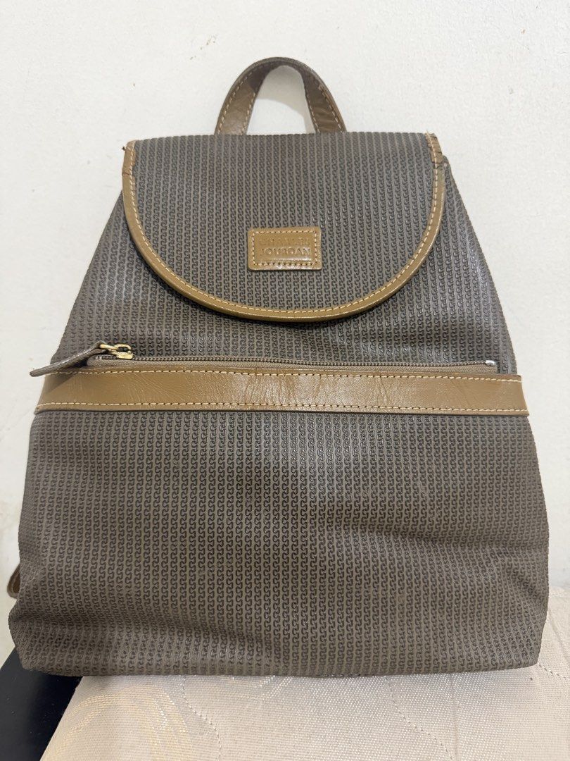 Preloved Charles Jourdan bagpack (Category: Backpacks) located in Taytay. Submitted by welloveditems (Listing ID 1462852318, Image 1). Description: - decluterring my personal bag pack still in good condition - Charles Jourdan bagpack - Durable material - Spacious interior - Classic and versatile design - pm for more details Always manage your expectation when buying preloved items Loc Taytay Rizal .