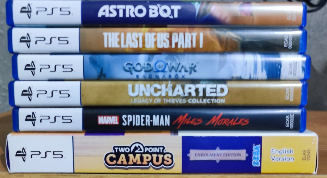 PS5 Games Bundle: Astro Bot, TLOU Part 1, God of War, Uncharted, Spider ...
