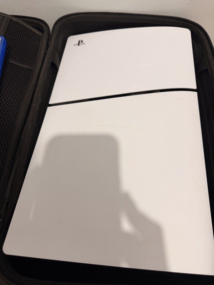PS5 Slim 1TB comes with bag accesories (Category: PlayStation) located in Manila. Submitted by freewind-1cd985 (Listing ID 1462705245, Image 3). Description: PS5 (Slim) 1TB INCLUSIONS; NBA 2k25 disc 1 hdmi cord 1 dualsense controller 1 dualsense controller charging station 1 power cord 1 cable charging for controller All working 100% no issues 28k php.