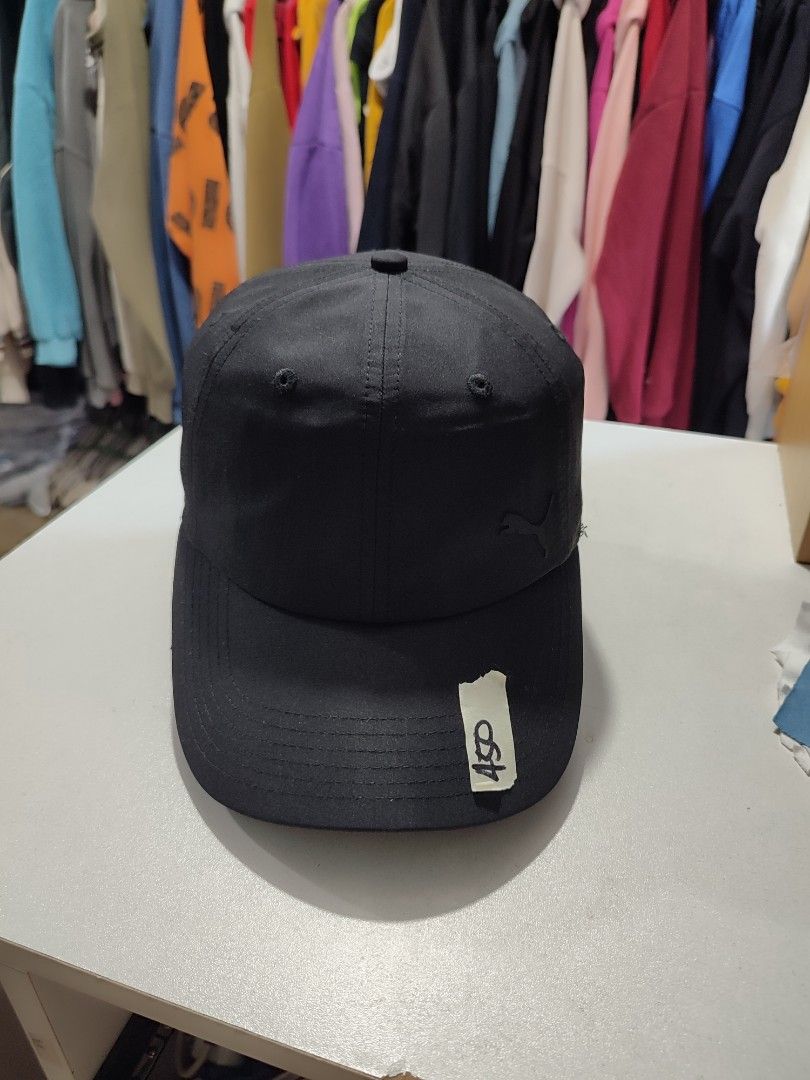 Puma Black Cap (Category: Caps & Hats) located in Manila. Submitted by momofunodos (Listing ID 1462812013, Image 2). Description: ALL ITEMS ARE PRE-LOVED ✅Bale source. ✅Ukay thrifted. ✅Manage your expectations these are ukay.( dont expect crispy as new) ✅ Colors may different in person due to camera lens and lights. ✅ There's a sign of usage in every item ✅ Small stain washable stain are normal in ukay we do not considered it as an ISSUE. ✅All it