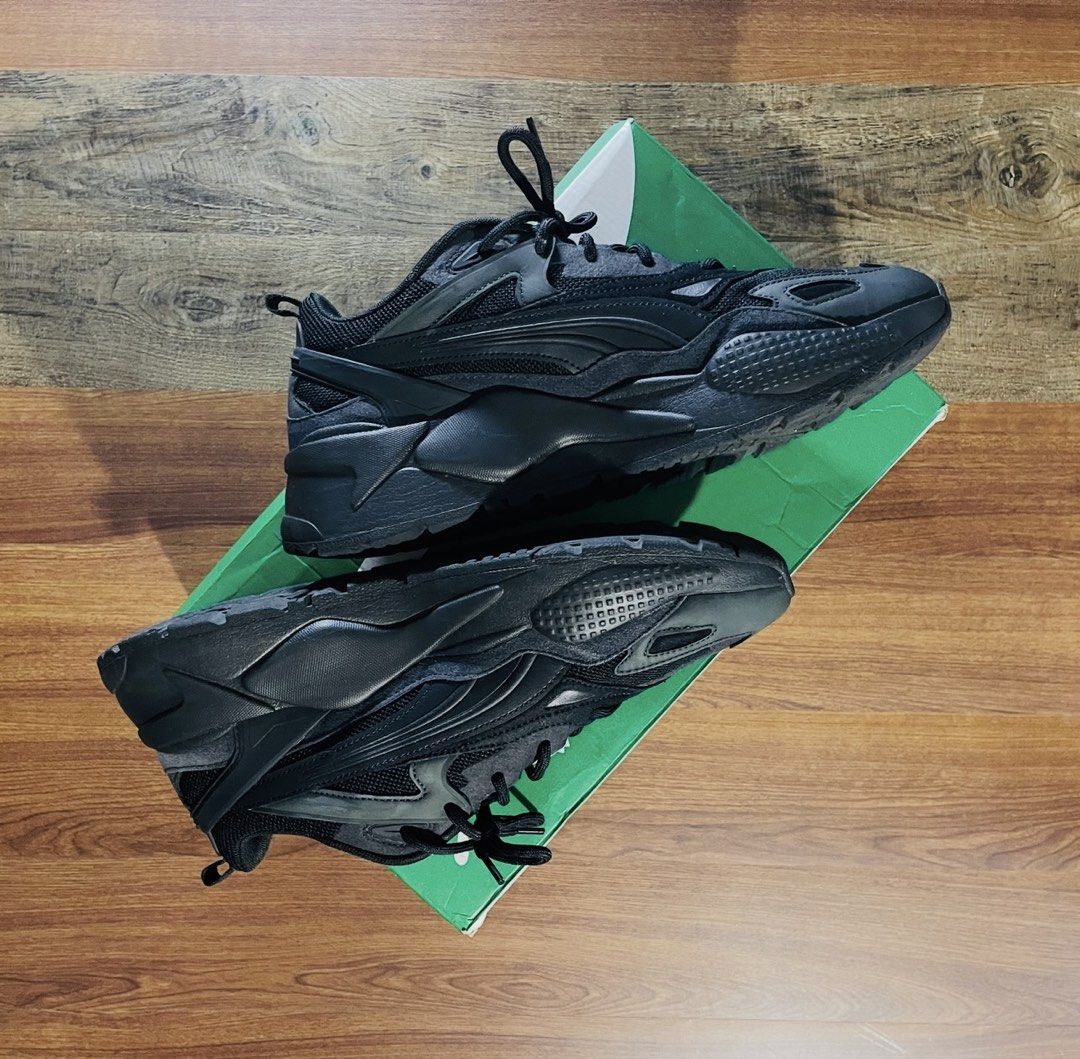 Puma Rsx Mens 13 (Category: Sneakers) located in Quezon City. Submitted by akieo (Listing ID 1462784136, Image 1). Description: Puma Mens Model RSx Black Size 13 ( US ) Legit complete with box Used- good condition Price 2,000 only** Qc Nationwide delivery.