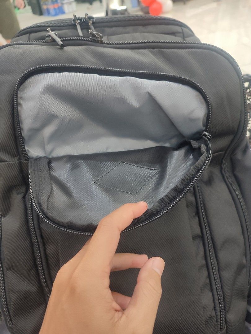 Quechua Backpack (Category: Backpacks) located in Lipa City. Submitted by gudoys_outdoor16 (Listing ID 1462841579, Image 3). Description: - Black Quechua backpack - Padded compartment fits a 15 inch laptop - Multiple pockets for easy organization - Comfortable padded straps and back panel - Perfect for school, work, or travel - Zippers are in smooth working condition - Ready for your next adventure! - 32 Liters Capacity 1800 + Sf Only.