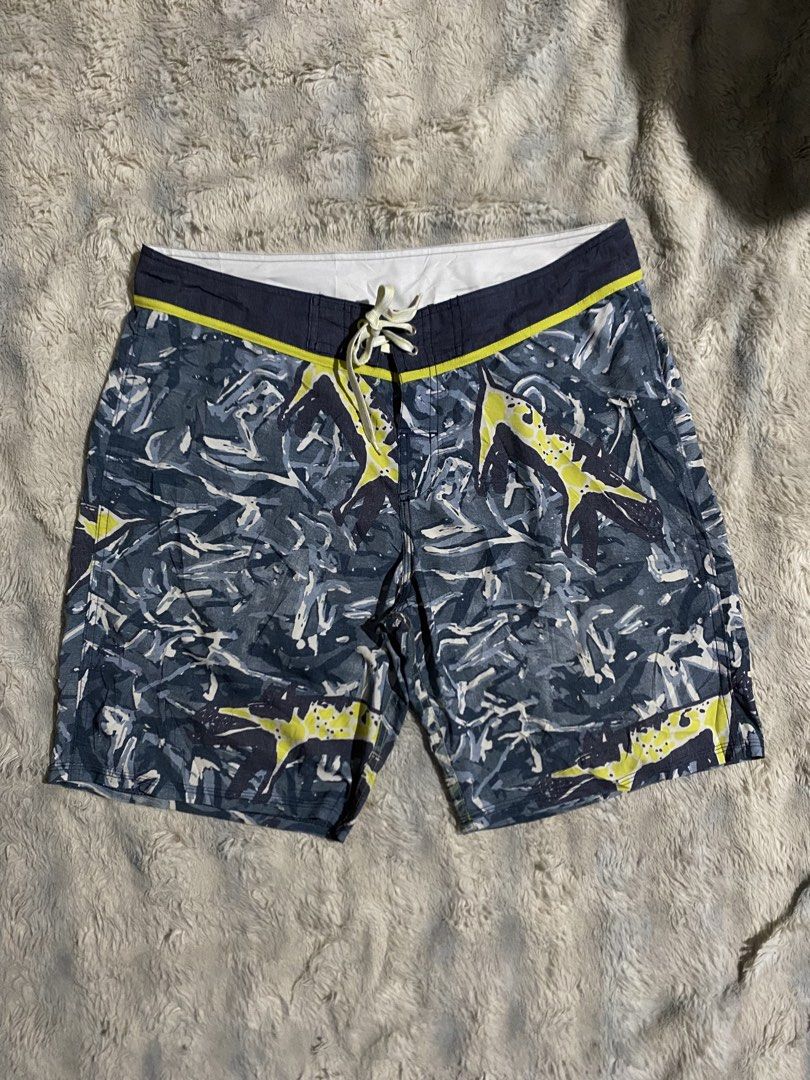 Quiksilver Board Shorts - Abstract Camo Print (Category: Shorts) located in Andop. Submitted by safewater-895a (Listing ID 1462884523, Image 1). Description: - Quiksilver board shorts - Cool abstract camo print - Drawstring waist for adjustable fit - Back pocket with velcro closure - Ideal for swimming, beach, or lounging - Ready for your next adventure! - All details are posted - Waistline: 35-36 - Lenght: 20.