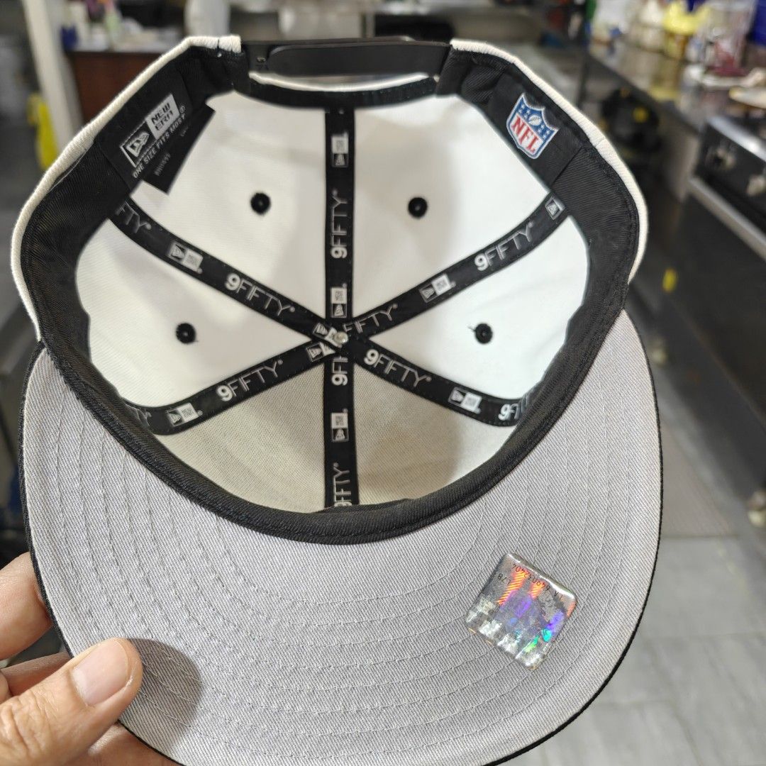 raiders stooth new era (Category: Activewear) located in Imus. Submitted by happyforest.shark (Listing ID 1462850220, Image 3). Description: new era raiders stooth bnds declared ko na lng euc.