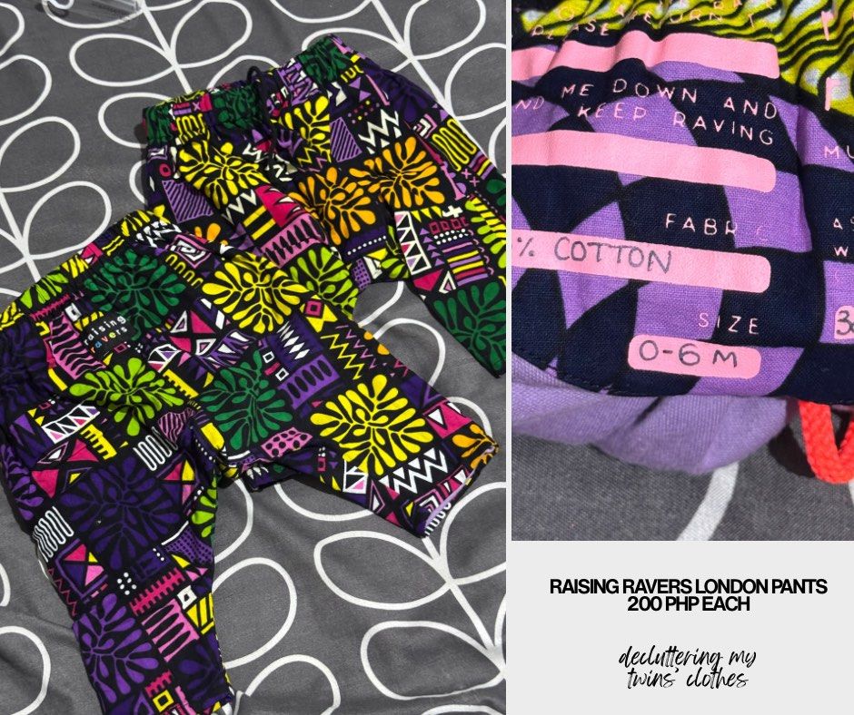 RAISING RAVERS LONDON PANTS (Category: Babies & Kids Fashion) located in San Fernando. Submitted by graeoli.preloved (Listing ID 1462878648, Image 1). Description: .