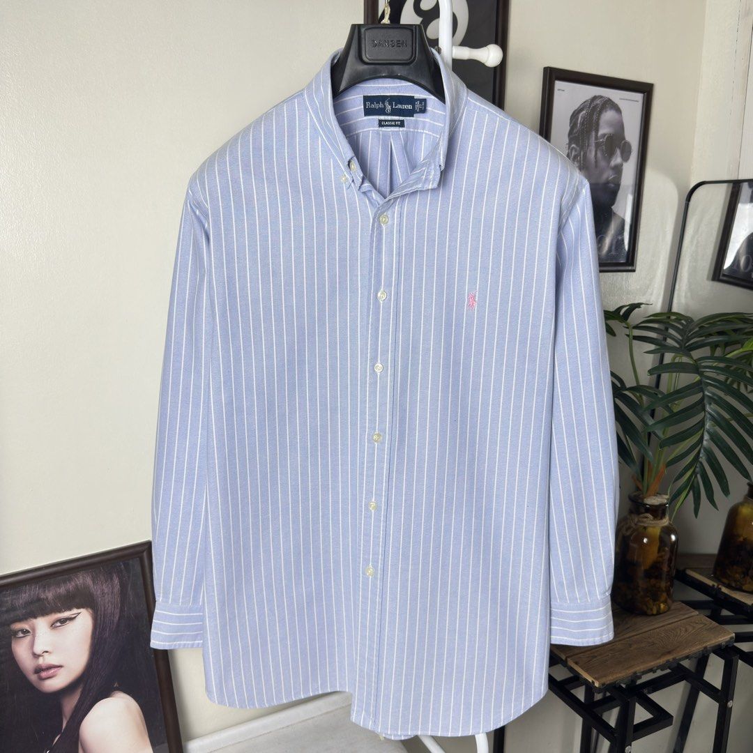 Ralph Lauren Buttondown Long Sleeve (XL) (Category: Formal Shirts) located in Caloocan City. Submitted by polothreadsco (Listing ID 1462869080, Image 2). Description: RALPH LAUREN BUTTON DOWN LONG SLEEVE Size: XL Width: 26" Length: 31.5" Condition: 10/10 Color rate: 10/10 Excellent Condition 100% Authentic / Original 2nd Hand No Issues Mine: 2700 NOTE: •Color may vary due to lighting •All items are second hand unless stated brandnew •Manage your 