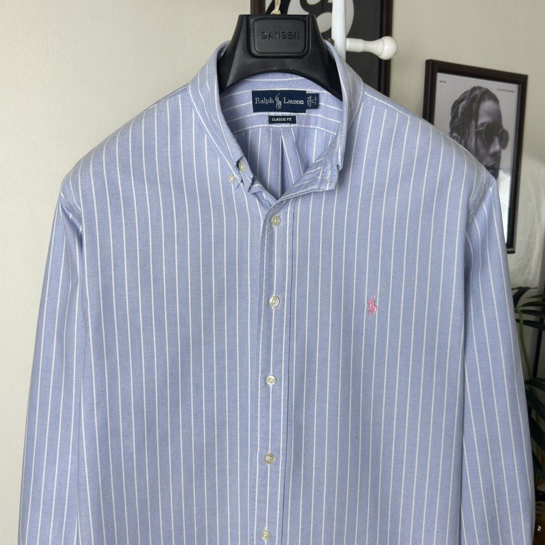 Ralph Lauren Buttondown Long Sleeve (XL) (Category: Formal Shirts) located in Caloocan City. Submitted by polothreadsco (Listing ID 1462869080, Image 3). Description: RALPH LAUREN BUTTON DOWN LONG SLEEVE Size: XL Width: 26" Length: 31.5" Condition: 10/10 Color rate: 10/10 Excellent Condition 100% Authentic / Original 2nd Hand No Issues Mine: 2700 NOTE: •Color may vary due to lighting •All items are second hand unless stated brandnew •Manage your 