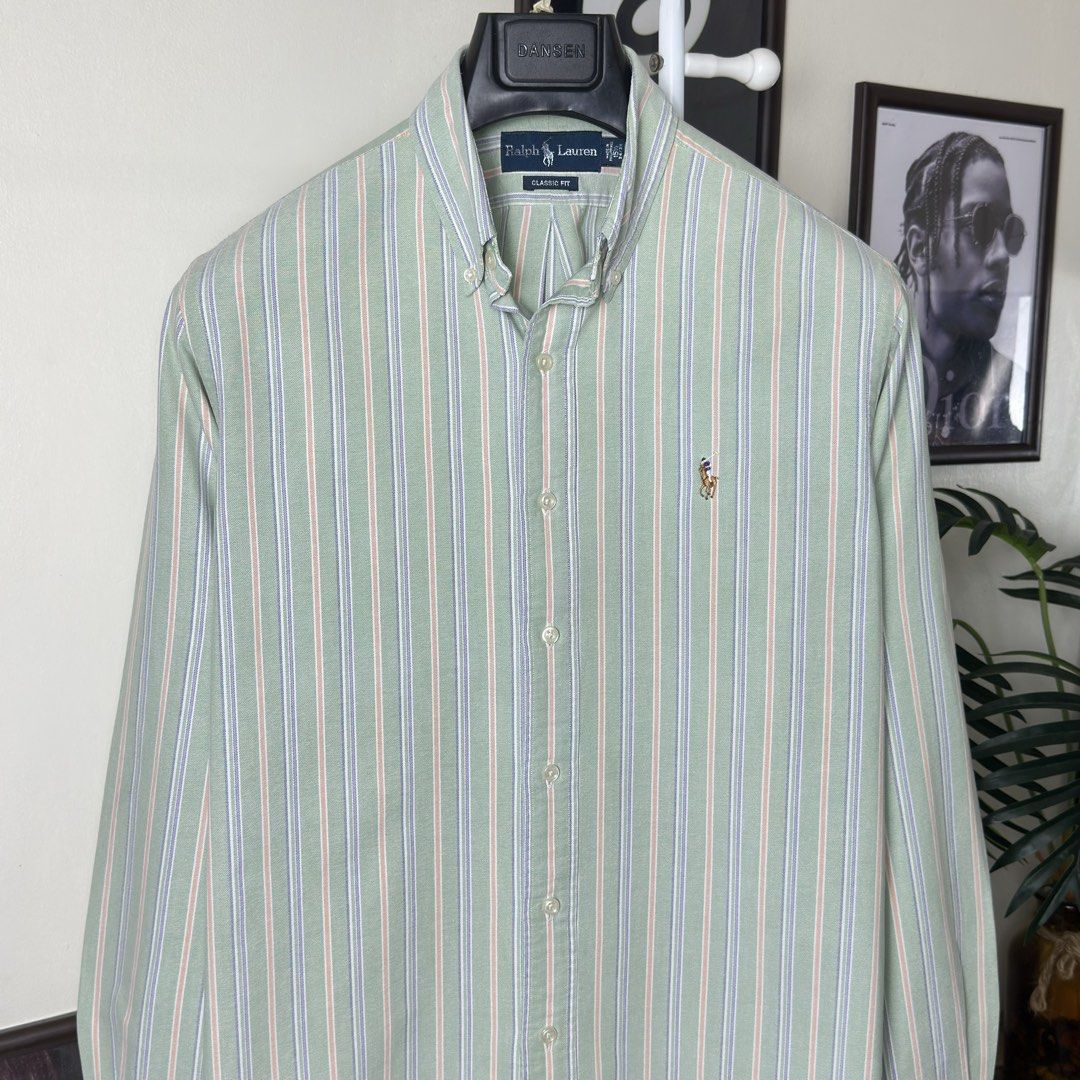 Ralph Lauren Buttondown Long Sleeve (Large) (Category: Formal Shirts) located in Caloocan City. Submitted by polothreadsco (Listing ID 1462871098, Image 3). Description: RALPH LAUREN BUTTON DOWN LONG SLEEVE Size: Large Width: 23" Length: 31" Condition: 9/10 Color rate: 9.5/10 Excellent Condition 100% Authentic / Original 2nd Hand No Issues Mine: 2700 NOTE: •Color may vary due to lighting •All items are second hand unless stated brandnew •Manage y