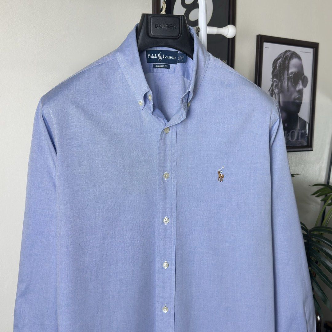 Ralph Lauren Buttondown Long Sleeve (Large) (Category: Formal Shirts) located in Caloocan City. Submitted by polothreadsco (Listing ID 1462873253, Image 3). Description: RALPH LAUREN BUTTON DOWN LONG SLEEVE Size: Large Width: 24" Length: 31" Condition: 10/10 Color rate: 10/10 Excellent Condition 100% Authentic / Original 2nd Hand No Issues Mine: 2700 NOTE: •Color may vary due to lighting •All items are second hand unless stated brandnew •Manage y