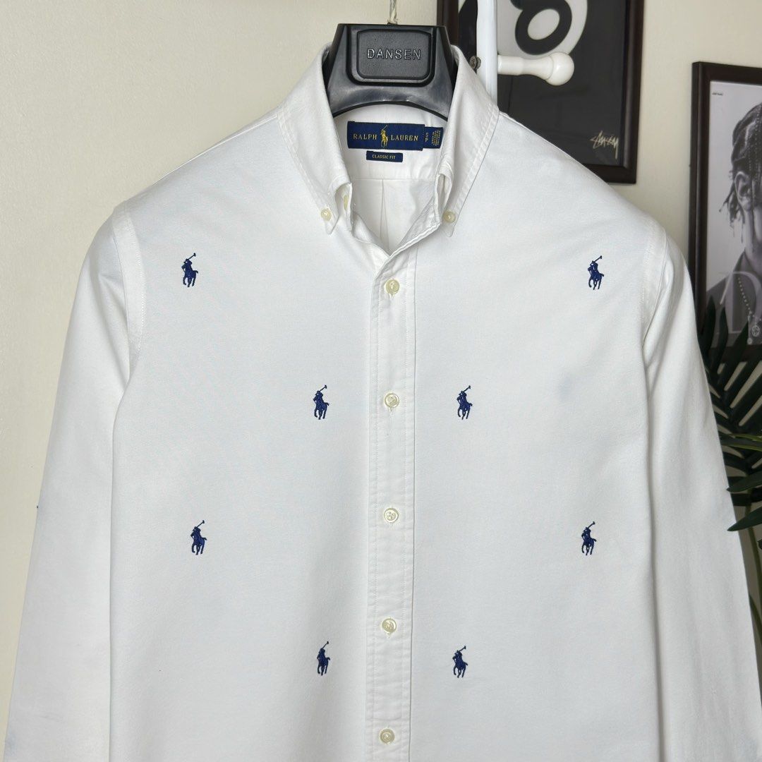 Ralph Lauren Buttondown Long Sleeve (Medium) (Category: Formal Shirts) located in Caloocan City. Submitted by polothreadsco (Listing ID 1462875730, Image 3). Description: RALPH LAUREN BUTTON DOWN LONG SLEEVE Size: Medium Width: 21" Length: 30.5" Condition: 9.5/10 Color rate: 10/10 Excellent Condition 100% Authentic / Original 2nd Hand No Issues Mine: 3700 NOTE: •Color may vary due to lighting •All items are second hand unless stated brandnew •Man