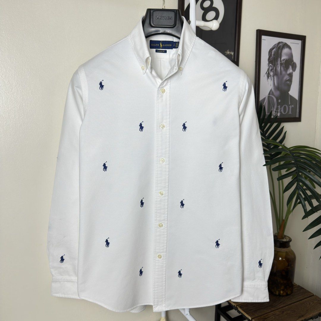 Ralph Lauren Buttondown Long Sleeve (Medium) (Category: Formal Shirts) located in Caloocan City. Submitted by polothreadsco (Listing ID 1462875730, Image 2). Description: RALPH LAUREN BUTTON DOWN LONG SLEEVE Size: Medium Width: 21" Length: 30.5" Condition: 9.5/10 Color rate: 10/10 Excellent Condition 100% Authentic / Original 2nd Hand No Issues Mine: 3700 NOTE: •Color may vary due to lighting •All items are second hand unless stated brandnew •Man