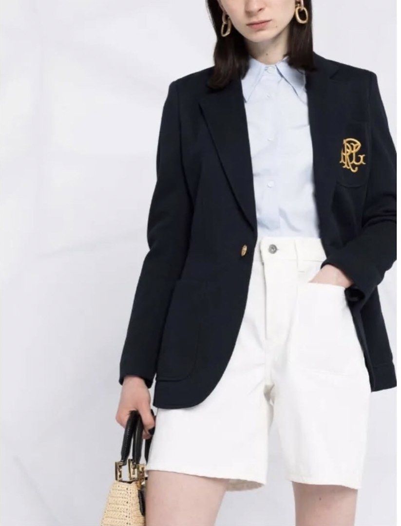 Ralph Lauren Embroidered Monogram Blazer (Category: Luxury Apparel) located in Mandaluyong City. Submitted by brocante_bykc (Listing ID 1462777704, Image 3). Description: .