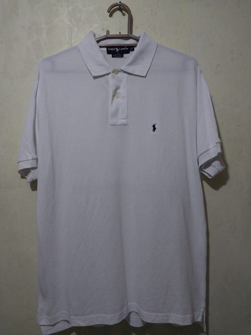 Ralph Lauren Polo Shirt White (Category: Tshirts & Polo Shirts ) located in Manila. Submitted by PrinceDani.Clothing (Listing ID 1462788662, Image 3). Description: Ralph Lauren polo shirt Medium 23in width x29-31.5in length excellent condition .