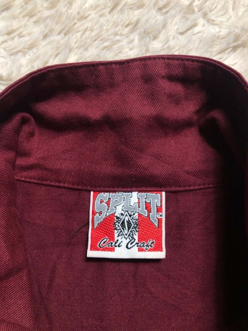 vintage 90's SPLIT skateboard Harrington Jacket (Category: Coats, Jackets and Outerwear) located in Manila. Submitted by truecat.00a53a (Listing ID 1462860782, Image 3). Description: Size medium issue need wash made in usa.