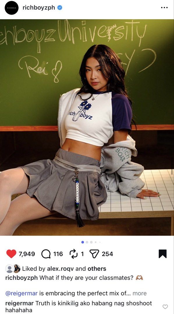 Richboyz gray tailored pleated skort (Category: Skirts) located in Malabon City. Submitted by splendidcloset (Listing ID 1462687439, Image 1). Description: .
