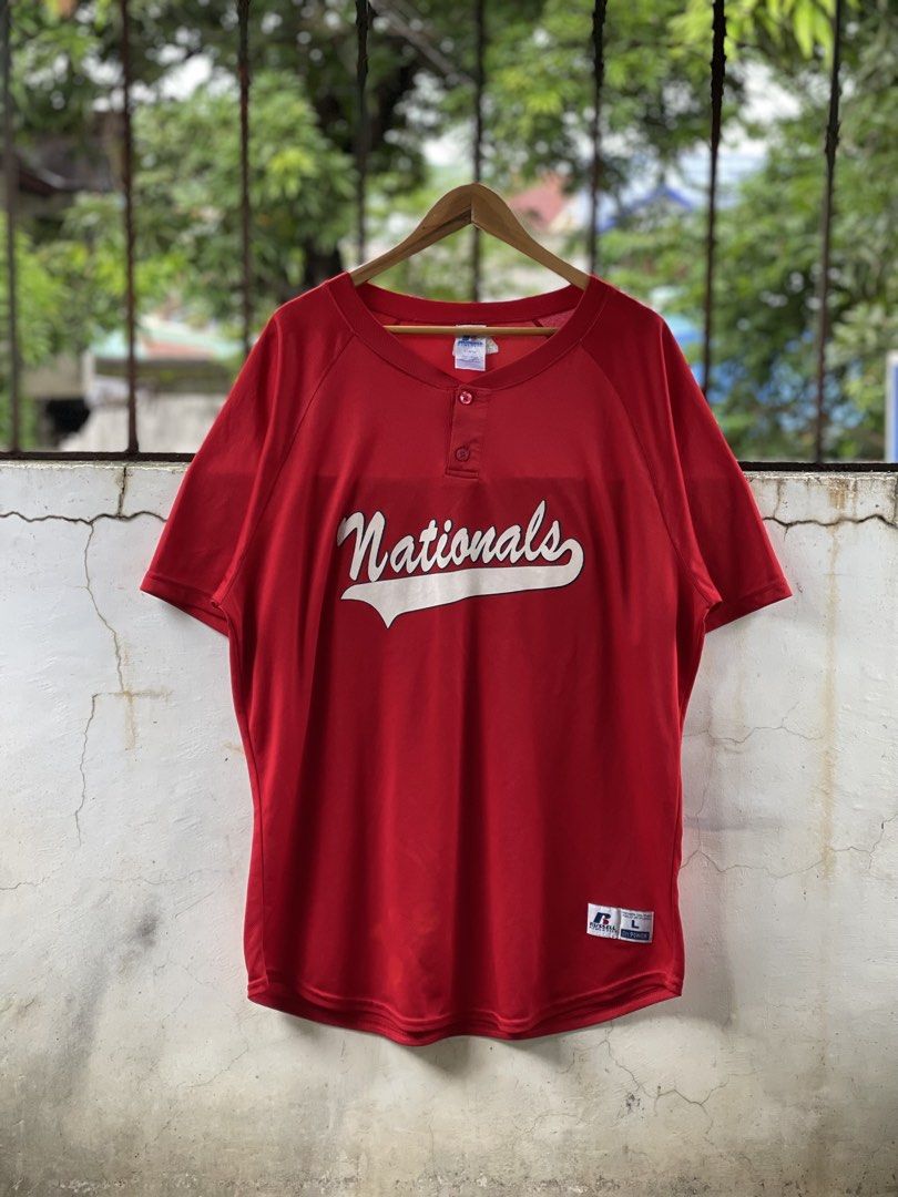 Rusell athletic jersey (Category: Tshirts & Polo Shirts ) located in Manila. Submitted by jmurbanfinds (Listing ID 1462860099, Image 1). Description: Width:24 Length:31 Tag: Russell athletic Size:xl Color Rate: 7/10 Condition:7/10 Issue: bleach stain and faded print in the back Mine: 200 each, 500 for 2 Mode of payment: Gcash Mode of shipping: J&T and lalamove For more information kindly click the “send message button” and other details of the it