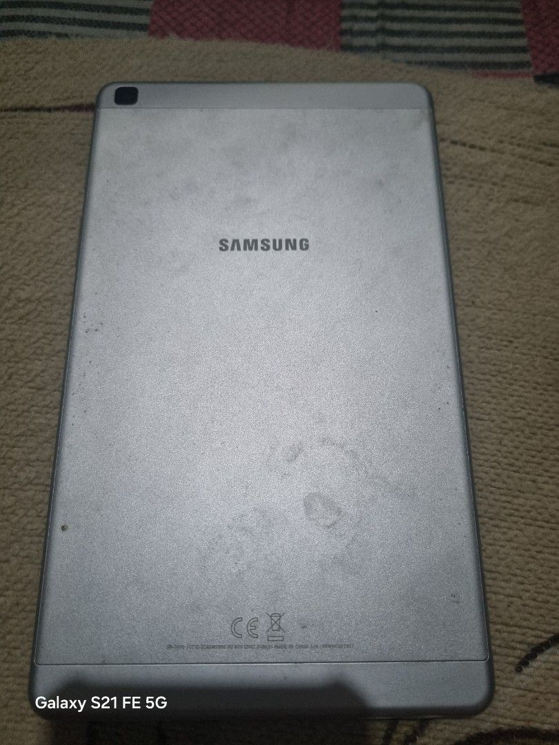 Samsung Tab A 8.0 2019 (Category: Android) located in San Pablo. Submitted by dang.yow023-13435 (Listing ID 1462832721, Image 2). Description: selling my Samsung Tab A 8.0 2019 no issue unit only madumi lang ung likod kasi nakatambak lang meetup anywhere in laguna.