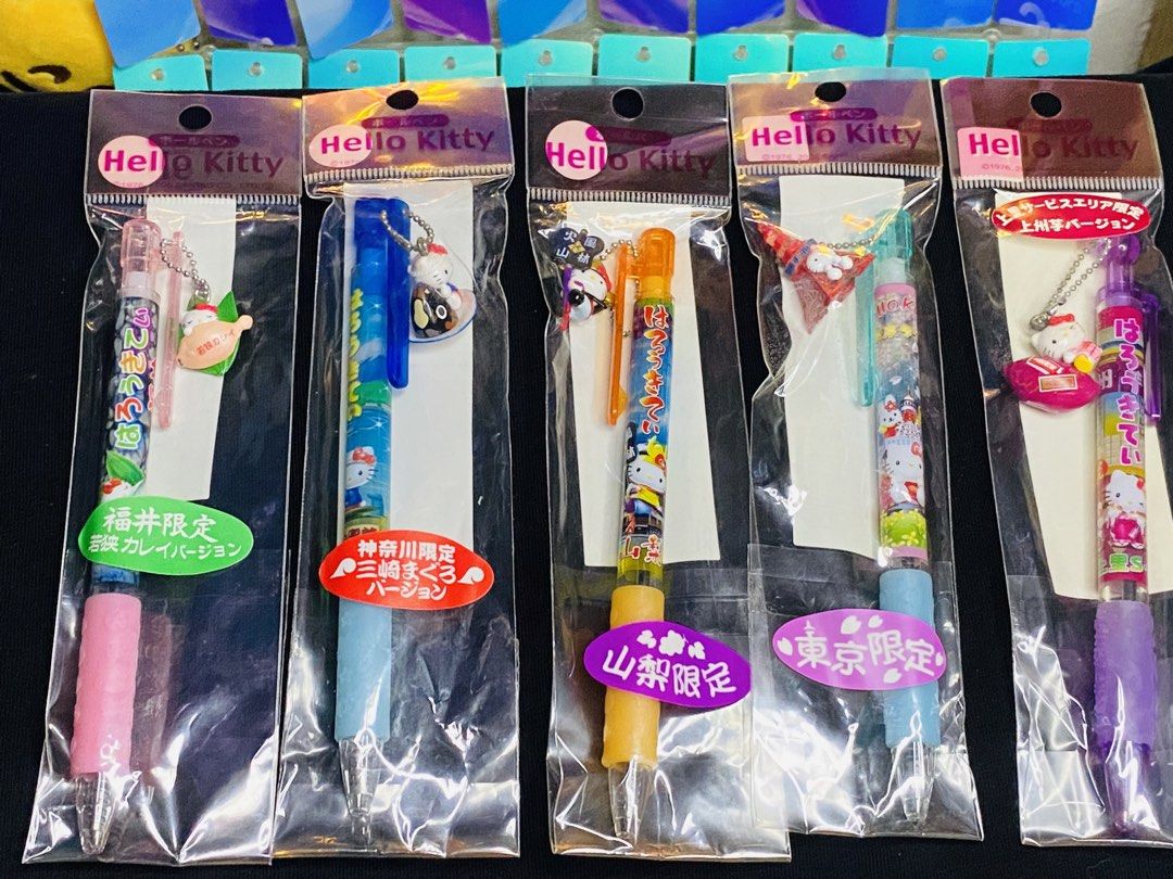 Sanrio Hello kitty pen with figure 580 EACH (Category: Stationery & School Supplies) located in Manila. Submitted by kawaii_omocha_est2020 (Listing ID 1462823269, Image 1). Description: ✅ Mine Now, Pay Now ✅ Please check all photos for complete details. ✅ Please manage your expectations, most items are preloved and not for those who are sensitive about condition. ✅ Actual color may vary due to lighting conditions. ✅ Due to limited reply quota, I 