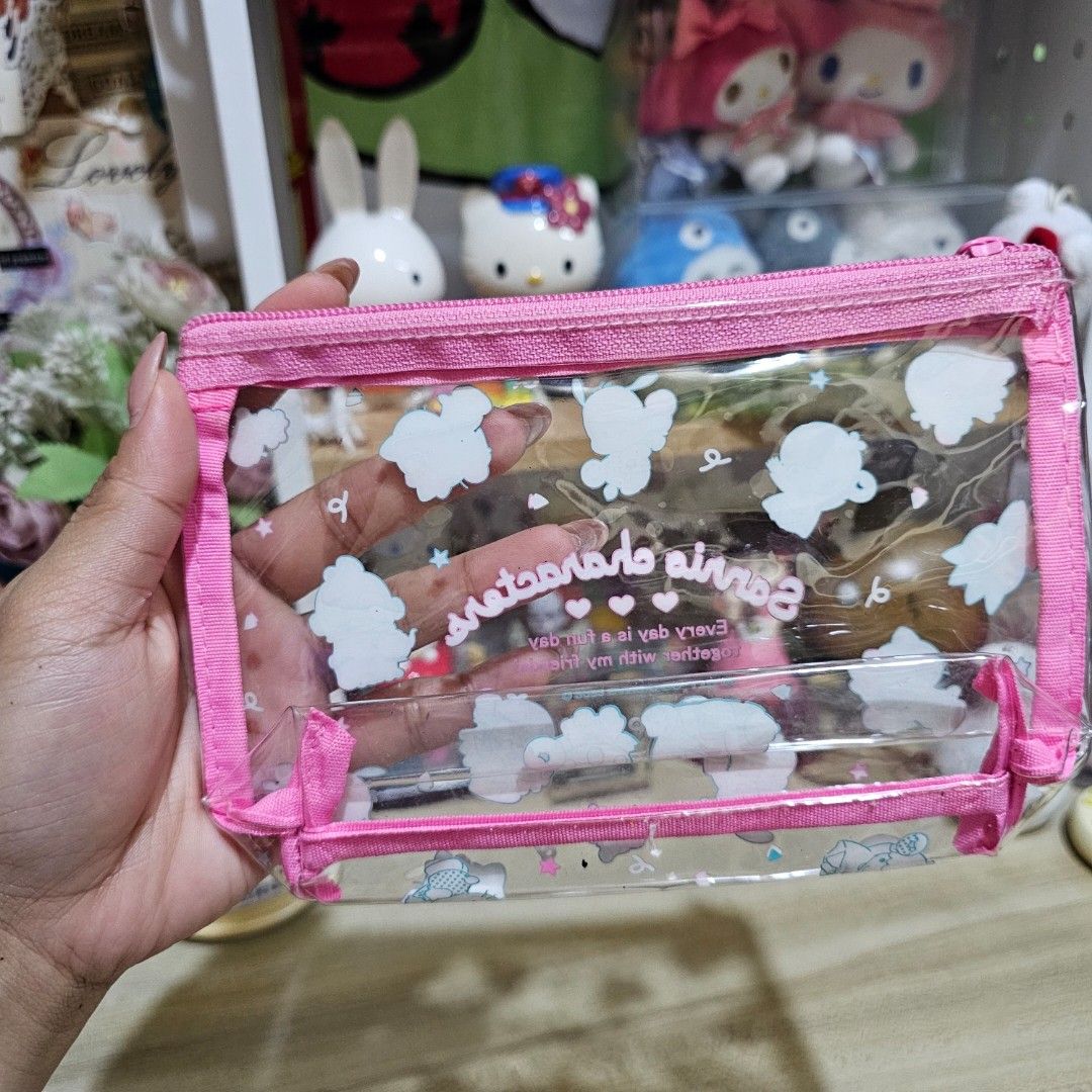 Sanrio PVC Pouch (Category: Purses & Pouches) located in Manila. Submitted by lovelylovesjapan (Listing ID 1462738332, Image 2). Description: 🌸The item is on-hand and authentic from Japan 🌸Mode of Payment (MOP): GCASH/Bank Transfer 🌸Mode of Delivery (MOD): J&T or Lalamove (Shipping every Saturday and Sunday) Notes: 🩷Breakable items are packed with care and caution. Seller will not be held liable for any damages incurred by the courier upon de