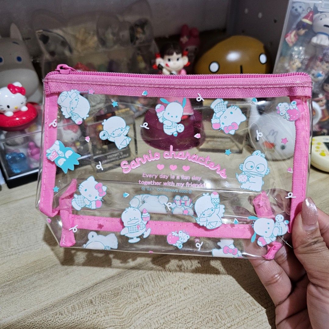 Sanrio PVC Pouch (Category: Purses & Pouches) located in Manila. Submitted by lovelylovesjapan (Listing ID 1462738332, Image 1). Description: 🌸The item is on-hand and authentic from Japan 🌸Mode of Payment (MOP): GCASH/Bank Transfer 🌸Mode of Delivery (MOD): J&T or Lalamove (Shipping every Saturday and Sunday) Notes: 🩷Breakable items are packed with care and caution. Seller will not be held liable for any damages incurred by the courier upon de