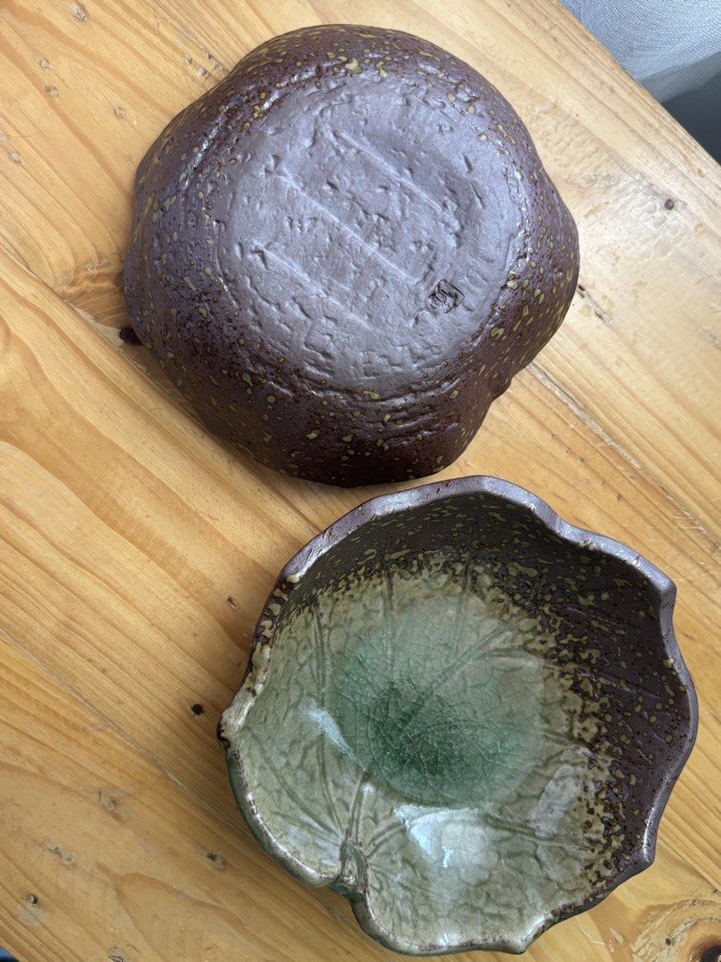 Ceramic Bowl (Category: Dinnerware & Cutlery) located in Quezon City. Submitted by saveproject (Listing ID 1462682196, Image 3). Description: Set of 2 Leaf-Shaped Serving Bowl. Made of Stoneware Ceramic. Approx size in inches: H: 5 L: 5 W: 1.5 #ceramicbowl .