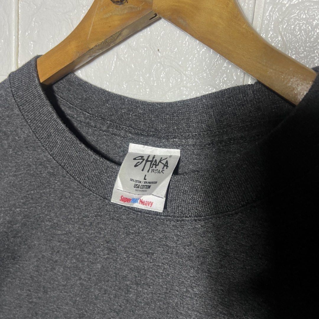 Shaka Wear Tee (Category: Tshirts & Polo Shirts ) located in Palompon. Submitted by paulrojas13 (Listing ID 1462836386, Image 2). Description: Size: Large on tag Dimensions: 21.5 x 30 Condition: As New Color Rate: 9.9/10 Issue: No Issue .