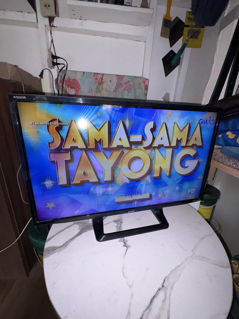 Sharp Aquos LED Backlight TV LC-24LE175M (Category: TV) located in Muntinlupa City. Submitted by urxyy (Listing ID 1462712815, Image 1). Description: - Sharp Aquos 24-inch LED TV - Model: LC-24LE175M - Features HDMI and USB ports - Perfect for gaming or as a secondary TV - Still in good working condition - rfs upgrade to large tv.