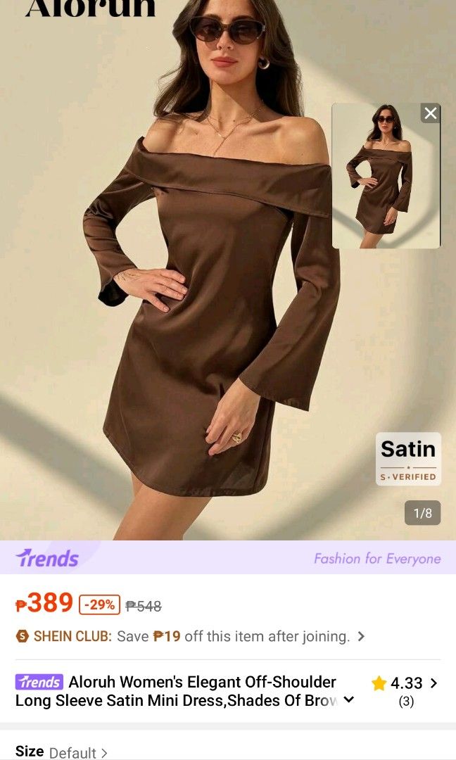 Shein dress (Category: Dresses) located in Calasiao. Submitted by mariafaye03137 (Listing ID 1462846825, Image 2). Description: Fit to M-L.