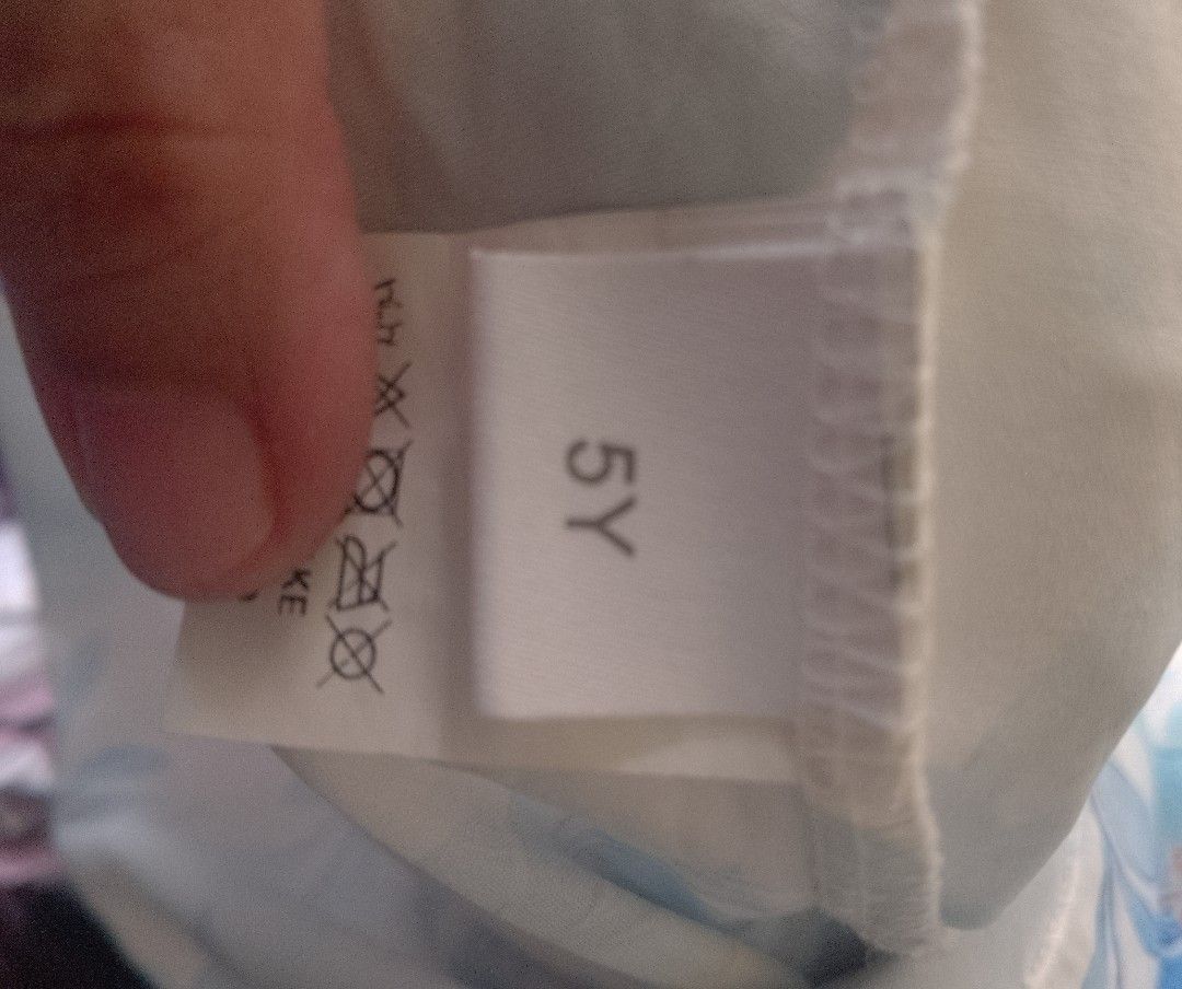 Shein white floral dress (Category: Babies & Kids Fashion) located in Malabon City. Submitted by freecrystal.fa0732 (Listing ID 1462854819, Image 2). Description: white floral dress size 5y.