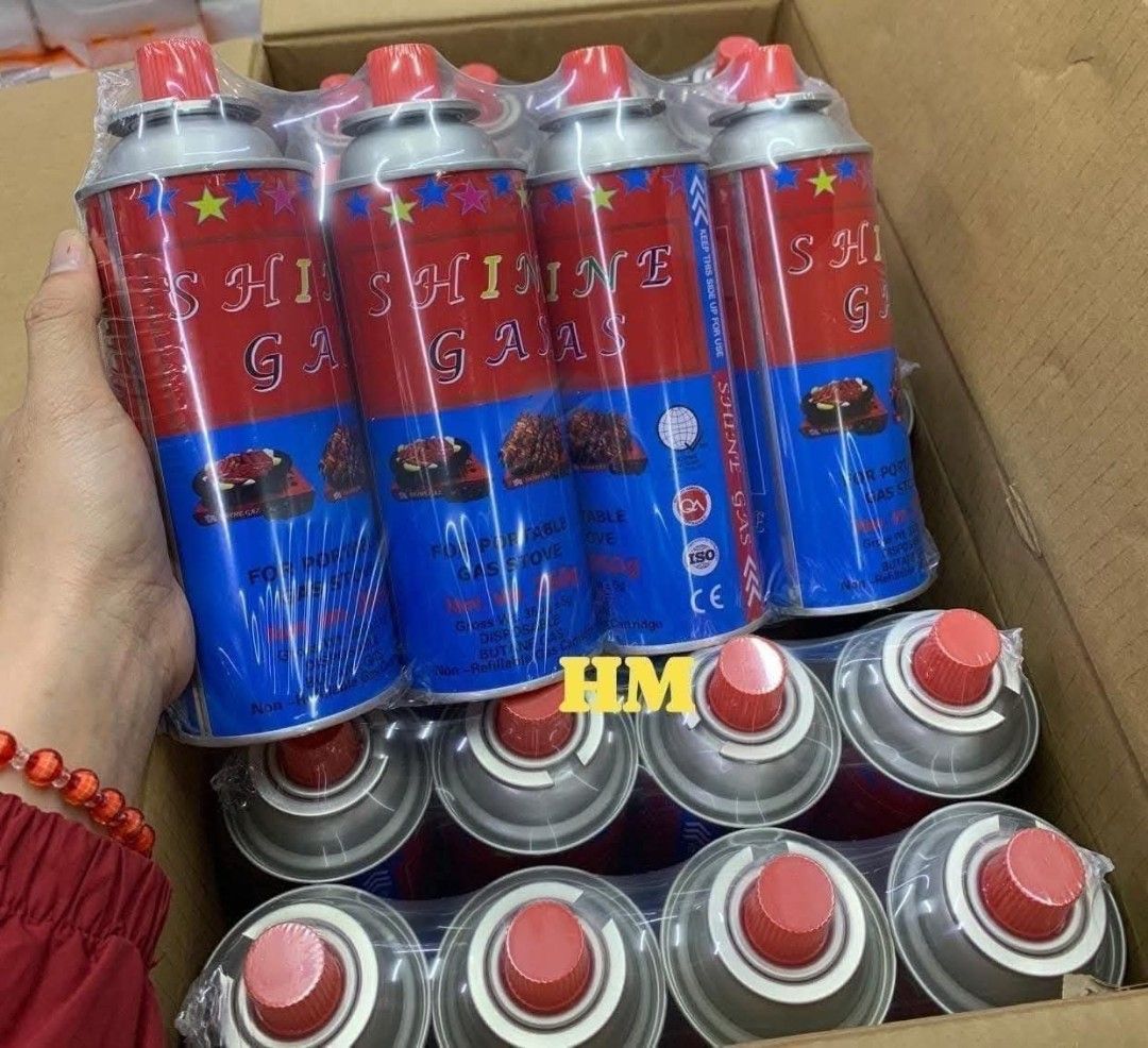 SHINE BUTANE GAS (Category: Announcements) located in Manila. Submitted by haideshop (Listing ID 1462692253, Image 1). Description: SHINE GAS W/ICC 4pcs ₱550 1box 28pcs 2500.