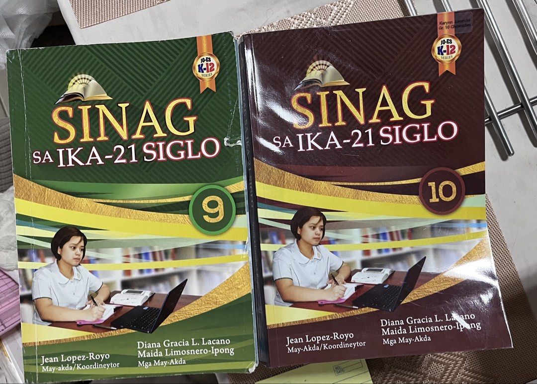 Sinag 9 and Sinag 10 (Category: Textbooks) located in Taguig. Submitted by collectionsbykhrisna (Listing ID 1462858269, Image 1). Description: 300 for both.